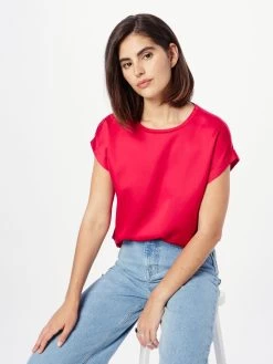 Vila T-shirts Shirt Dames Framboos 9 Vila T-shirts Shirt Dames Framboos -Vila 49b9df0eee1bd4fb72586b2be2ac8c2b