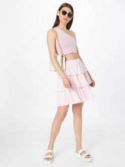 Vila Mini Rokken Rok Kawa Dames Rosa -Vila 49ef3e8e2bcb113d50870dc3cbae4ae1