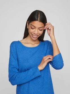 Vila Gebreide Jurken Gebreide Jurk Dames Blauw 13 Vila Gebreide Jurken Gebreide Jurk Dames Blauw -Vila 4ae682cca2c0a1f50282e34a127ce489