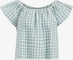 Vila Blouses Met Korte Mouw Blouse Chi Dames Wit