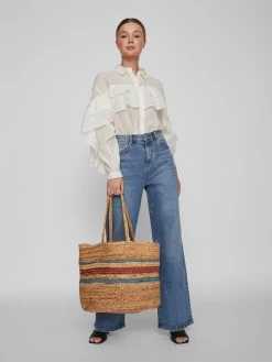 Vila Shoppers Shopper Peril Dames Camel -Vila 4b8e094582468143256e590a7957bdb9