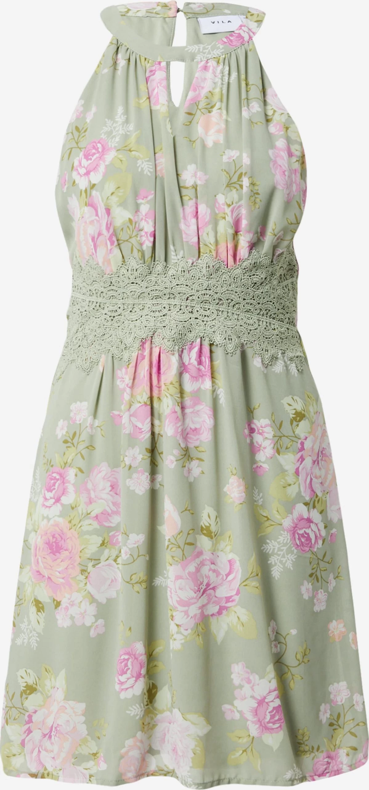 Vila Cocktailjurken Cocktailjurk Milina Dames Groen / Pastelgroen 3 Vila Cocktailjurken Cocktailjurk Milina Dames Groen / Pastelgroen