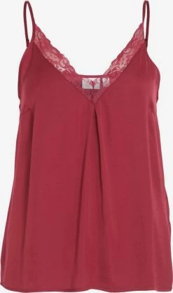 Vila Blouse Tops Blouse Dames Rood / Wijnrood