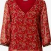 Vila Blouseshirts Blouse VIELOISE Dames Roestrood -Vila 4dd4edee2f31a0454535f87c9d8884d3