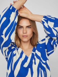 Vila Blouseshirts Blouse Dames Blauw / Wit 13 Vila Blouseshirts Blouse Dames Blauw / Wit -Vila 4dd910e1ec85b4dcd15a457149785280