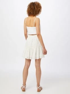 Vila Mini Rokken Rok Silje Dames Wit -Vila 4e341b6c0fe025bfebea3e0582876c7d