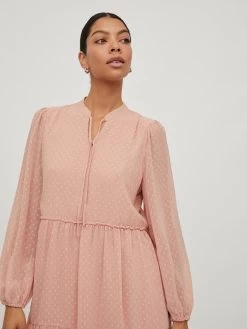 Vila Mini Jurken Jurk Blyra Dames Oudroze -Vila 4e969ebf6f2ef7447413a87cba27de55