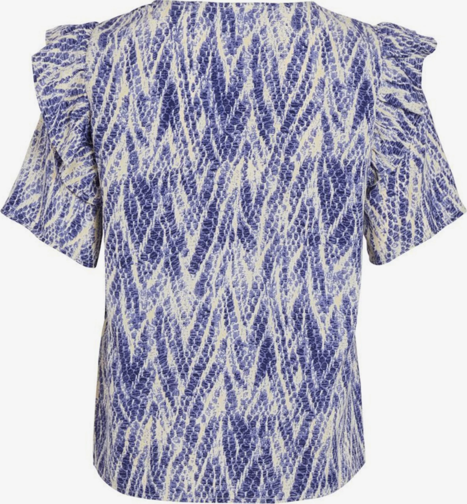 Vila T-shirts Shirt Dames Blauw / Donkerblauw 4 Vila T-shirts Shirt Dames Blauw / Donkerblauw - Afbeelding 2