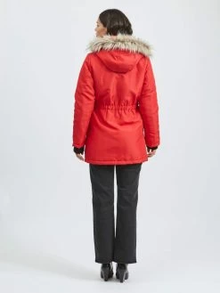 Vila Parkas Winterparka Dames Rood 10 Vila Parkas Winterparka Dames Rood -Vila 4f820f508217b719ec9098cc45c302bf