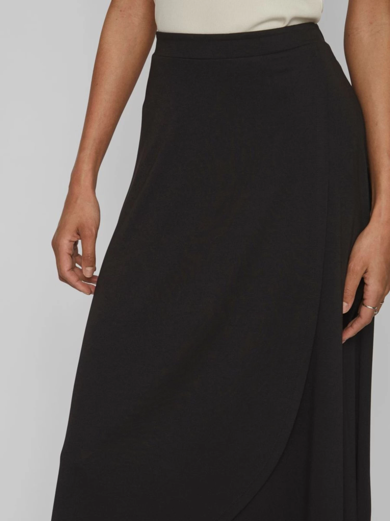 Vila Maxi Rokken Rok Dames Zwart 9 Vila Maxi Rokken Rok Dames Zwart - Afbeelding 7