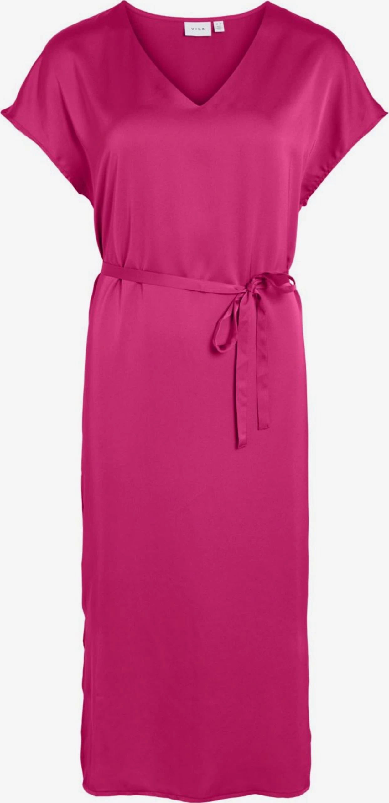 Vila Midi Jurken Jurk Dames Magenta 3 Vila Midi Jurken Jurk Dames Magenta