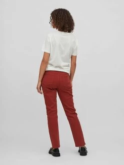 Vila Straight Regular Jeans Stray Dames Roestrood 12 Vila Straight Regular Jeans Stray Dames Roestrood -Vila 50c6cfba1986ce2cac3bc00b1ddaba11
