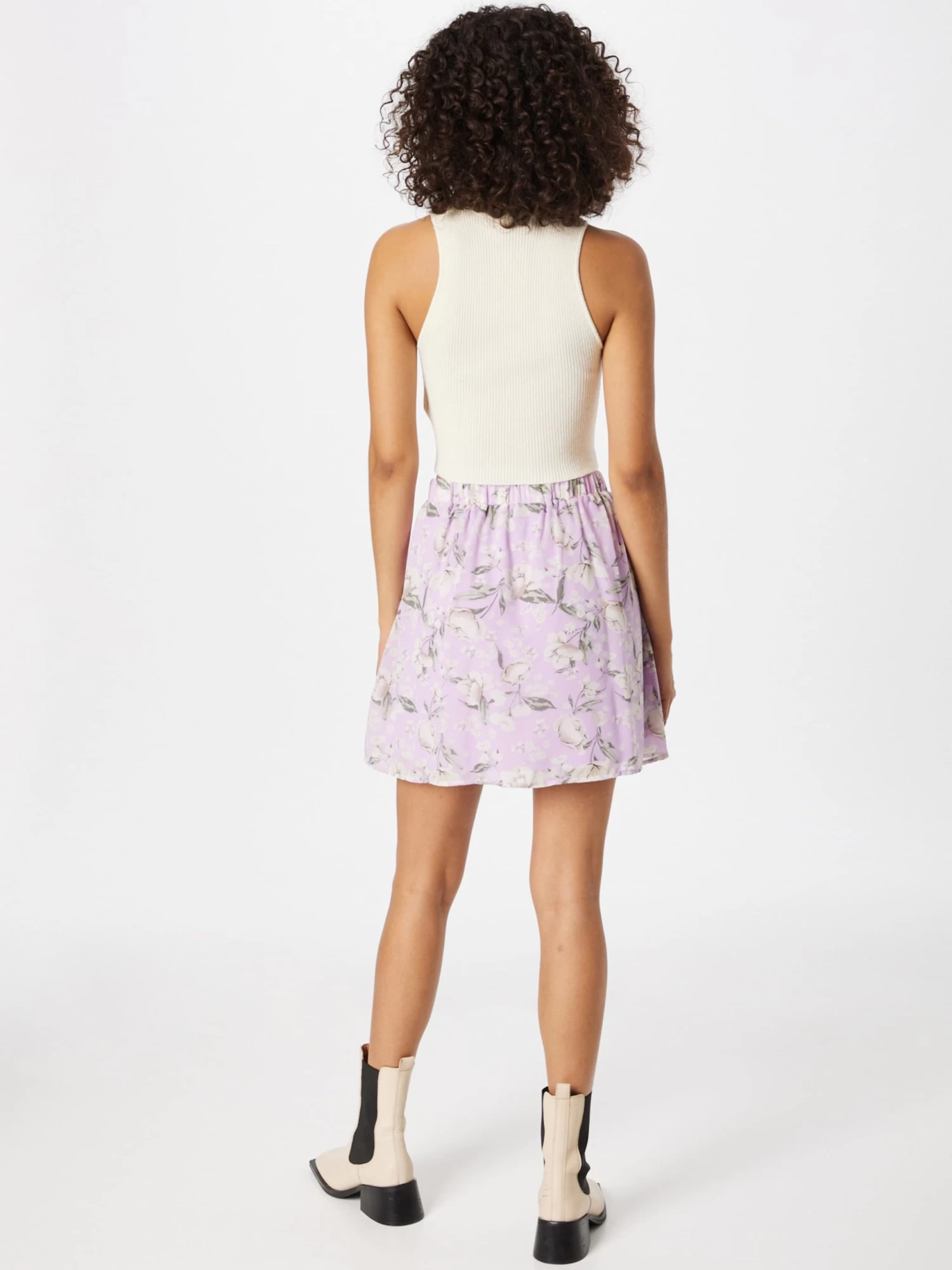 Vila Mini Rokken Rok MILINA Dames Pastellila 6 Vila Mini Rokken Rok MILINA Dames Pastellila - Afbeelding 4