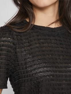 Vila T-shirts Shirt Dames Zwart 13 Vila T-shirts Shirt Dames Zwart -Vila 510384b0389314f2559f2ef2117e1d46