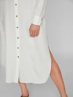 Vila Blousejurken Blousejurk Prisilla Dames Natuurwit -Vila 517c0c618fa517869c46a0e805a03fad