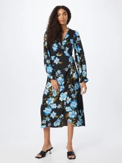 Vila Midi Jurken Jurk TINA Dames Zwart -Vila 519619c09ca339134eba08ba62db5f1f