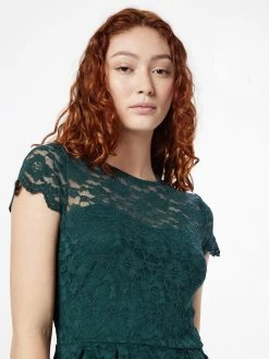 Vila Cocktailjurken Cocktailjurk KALILA Dames Donkergroen -Vila 51cb7cd9b2832f3cc0001a36d5024520