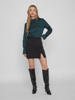 Vila Mini Rokken Rok SAVANNAH Dames Zwart -Vila 51edf9a73949ed3814d2999faea9e41d