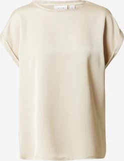 Vila T-shirts Shirt Vielette Dames Stone Grey