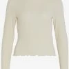 Vila Longsleeves Shirt Dames Beige -Vila 5239783c7ae772553615e4ee73777a28