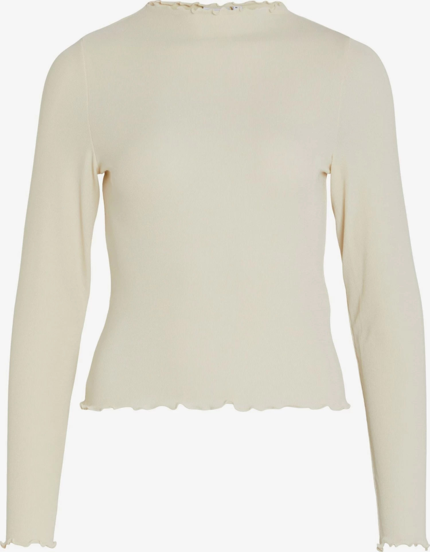 Vila Longsleeves Shirt Dames Beige 3 Vila Longsleeves Shirt Dames Beige