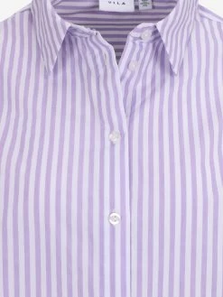 Overhemden Blouse NICOLINE Dames Lila -Vila 5393ba202e8b586e63ec95fc26cf1d6b