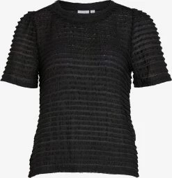 Vila T-shirts Shirt Dames Zwart