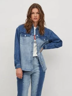 Vila Spijkerblouses Blouse Dames Blauw 11 Vila Spijkerblouses Blouse Dames Blauw -Vila 5433b919ce93443fb469ecc2b9ee9860