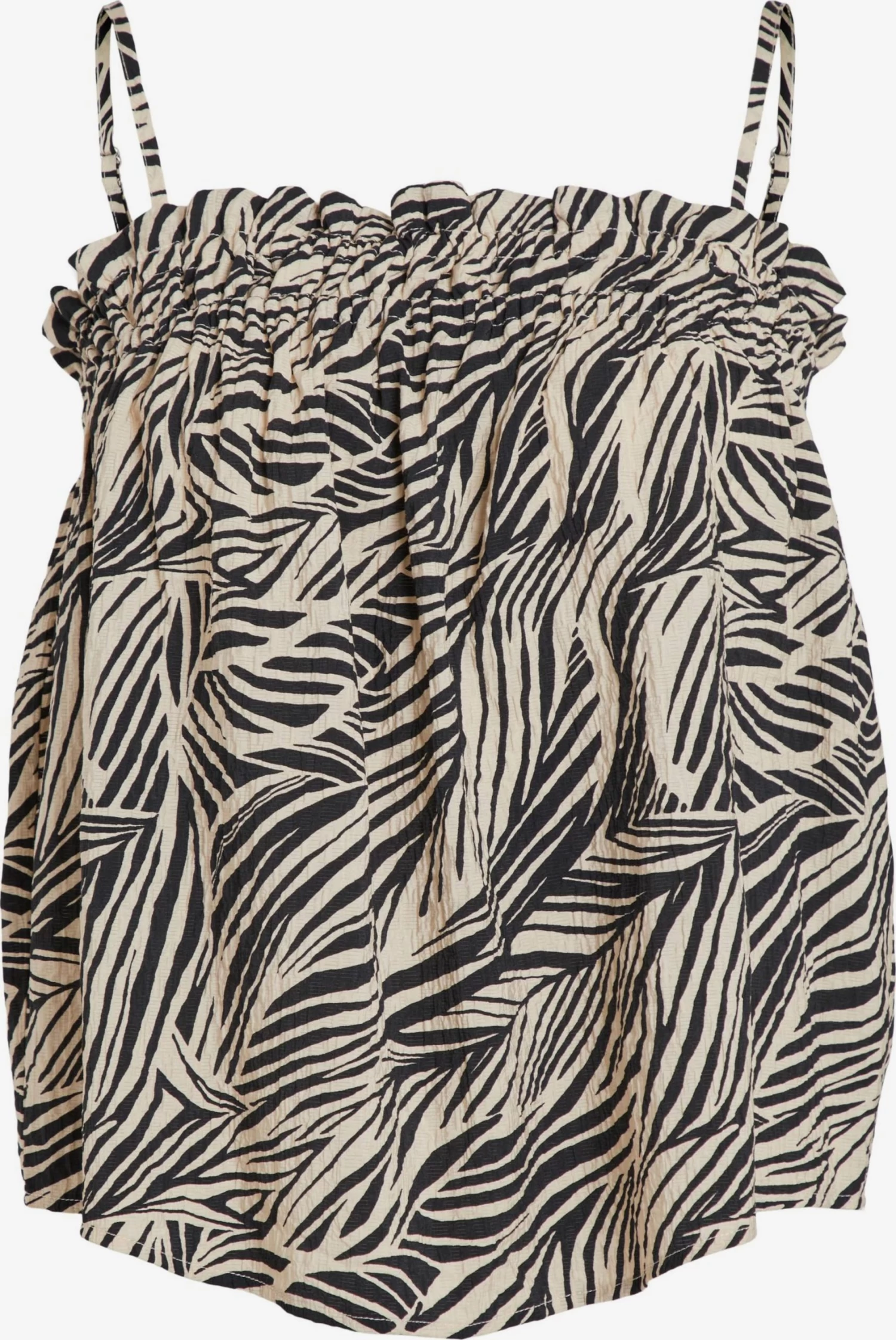 Vila Spaghetti Tops Top LIMIA LEA Dames Lichtbeige / Zwart 3 Vila Spaghetti Tops Top LIMIA LEA Dames Lichtbeige / Zwart