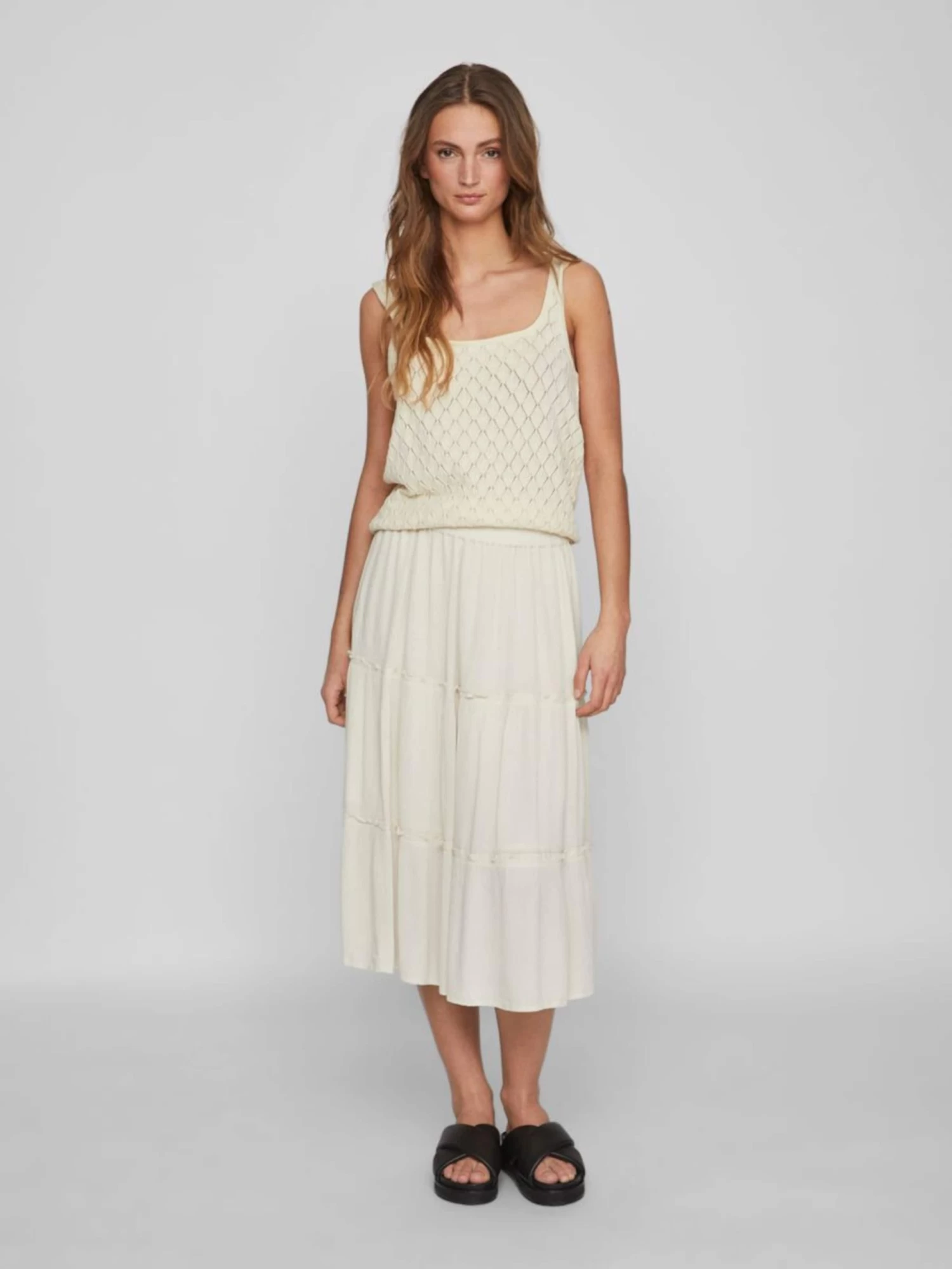 Vila Tanktops Top Dames Beige 7 Vila Tanktops Top Dames Beige - Afbeelding 5