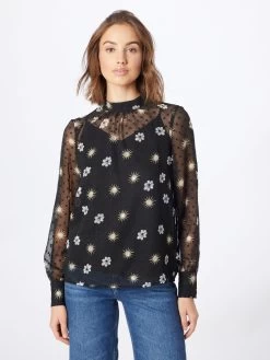 Vila Longsleeves Shirt VISUN EDEE Dames Zwart -Vila 567ede9954de2ce1772cf2cdb5dcb2f1