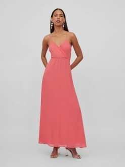 Vila Maxi Jurken Jurk Ura Dames Koraal -Vila 56d2d516619180874cafa84f38785066