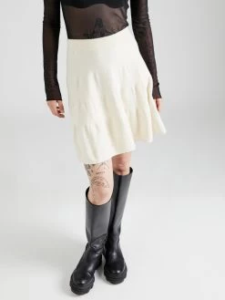 Vila Mini Rokken Rok RIL Dames Beige -Vila 5757a191117ea4be850f0ccb48b61aa5