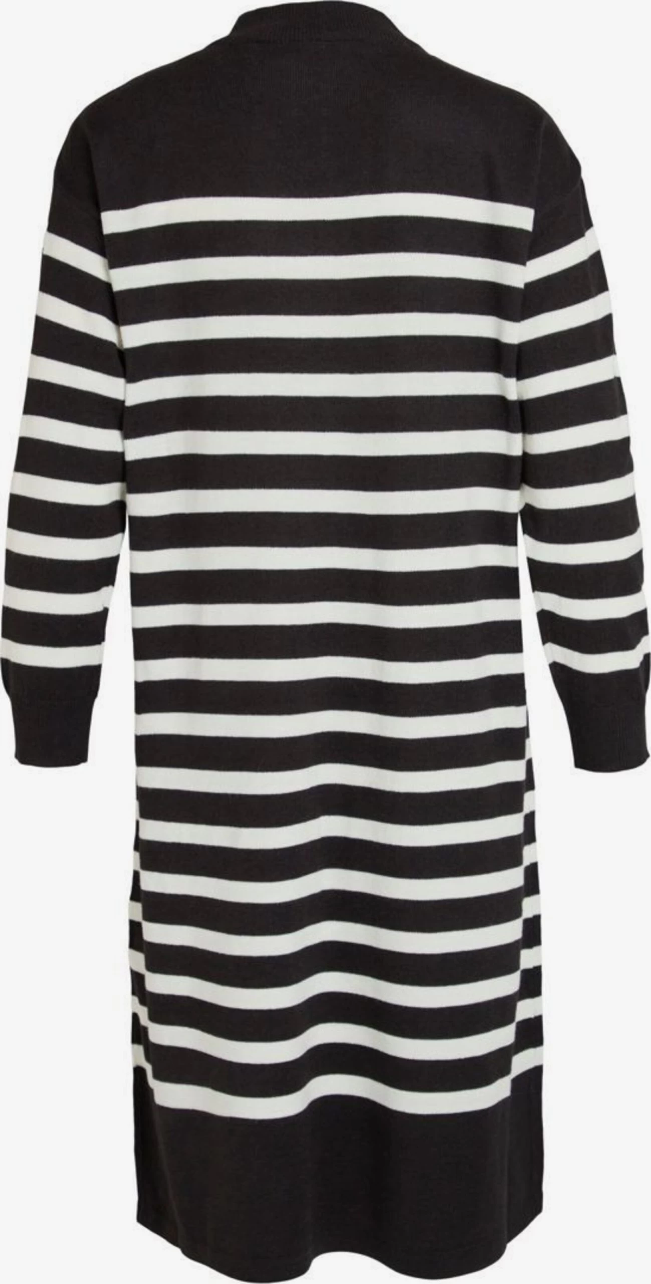 Vila Gebreide Jurken Gebreide Jurk Dames Zwart 4 Vila Gebreide Jurken Gebreide Jurk Dames Zwart - Afbeelding 2