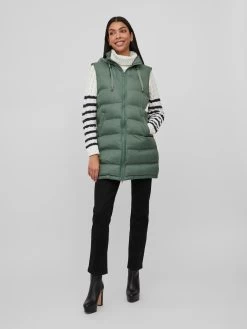 Vila Bodywarmers Bodywarmer TRISH Dames Kaki -Vila 5a6ae42cd720187eaa8a066559fe8889