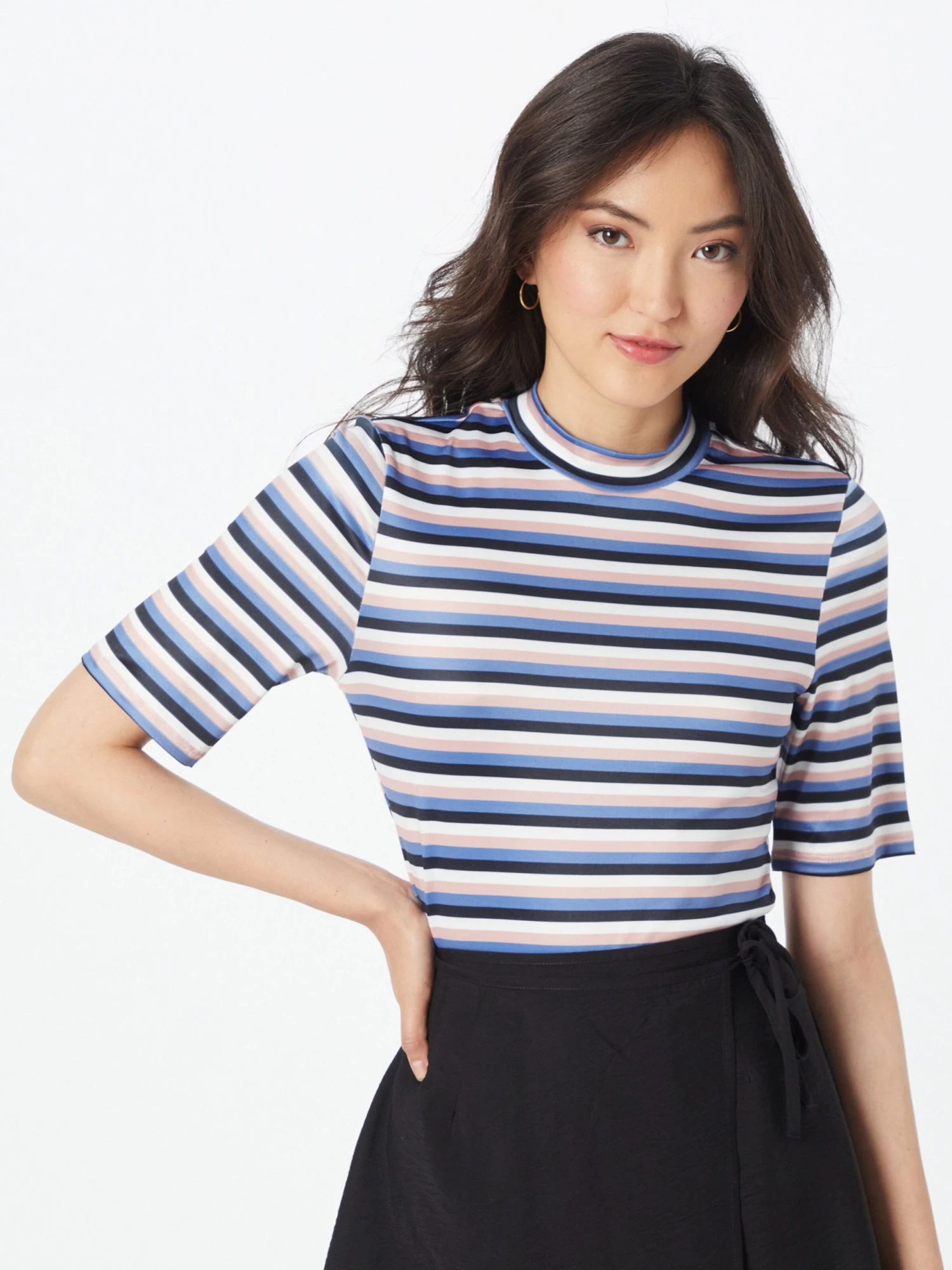 Vila T-shirts Shirt Carla Dames Blauw 4 Vila T-shirts Shirt Carla Dames Blauw - Afbeelding 2