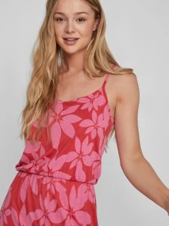 Vila Midi Jurken Jurk Kami Dames Rood 14 Vila Midi Jurken Jurk Kami Dames Rood -Vila 5c35438cf09d9c6dfa15502d9f97daa5