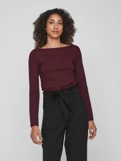 Vila Longsleeves Shirt EMILIE Dames Wijnrood 10 Vila Longsleeves Shirt EMILIE Dames Wijnrood -Vila 5c5dacda5e55d17808c7cecf3b20c8df