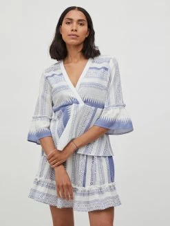 Vila Blouses Met Korte Mouw Blouse Dames Marine / Wit 9 Vila Blouses Met Korte Mouw Blouse Dames Marine / Wit -Vila 5dc649e007348f29e42d63572a1a46b2