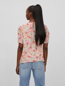 Vila Blouses Met Korte Mouw Blouse KIKKI Dames Gemengde Kleuren -Vila 5f23e90cfb70534ef204bde9169203bc