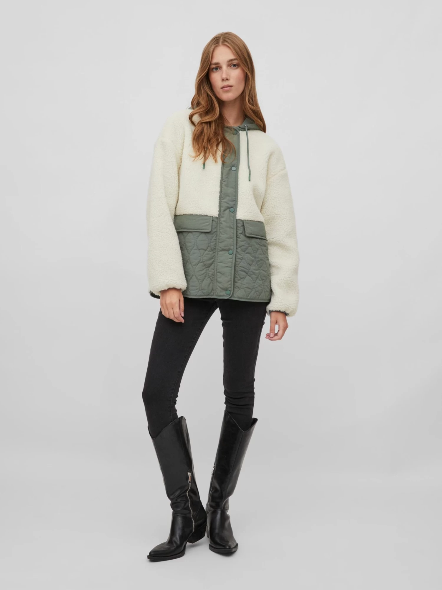 Vila Tussenjassen Tussenjas Adita Dames Crème 7 Vila Tussenjassen Tussenjas Adita Dames Crème - Afbeelding 5