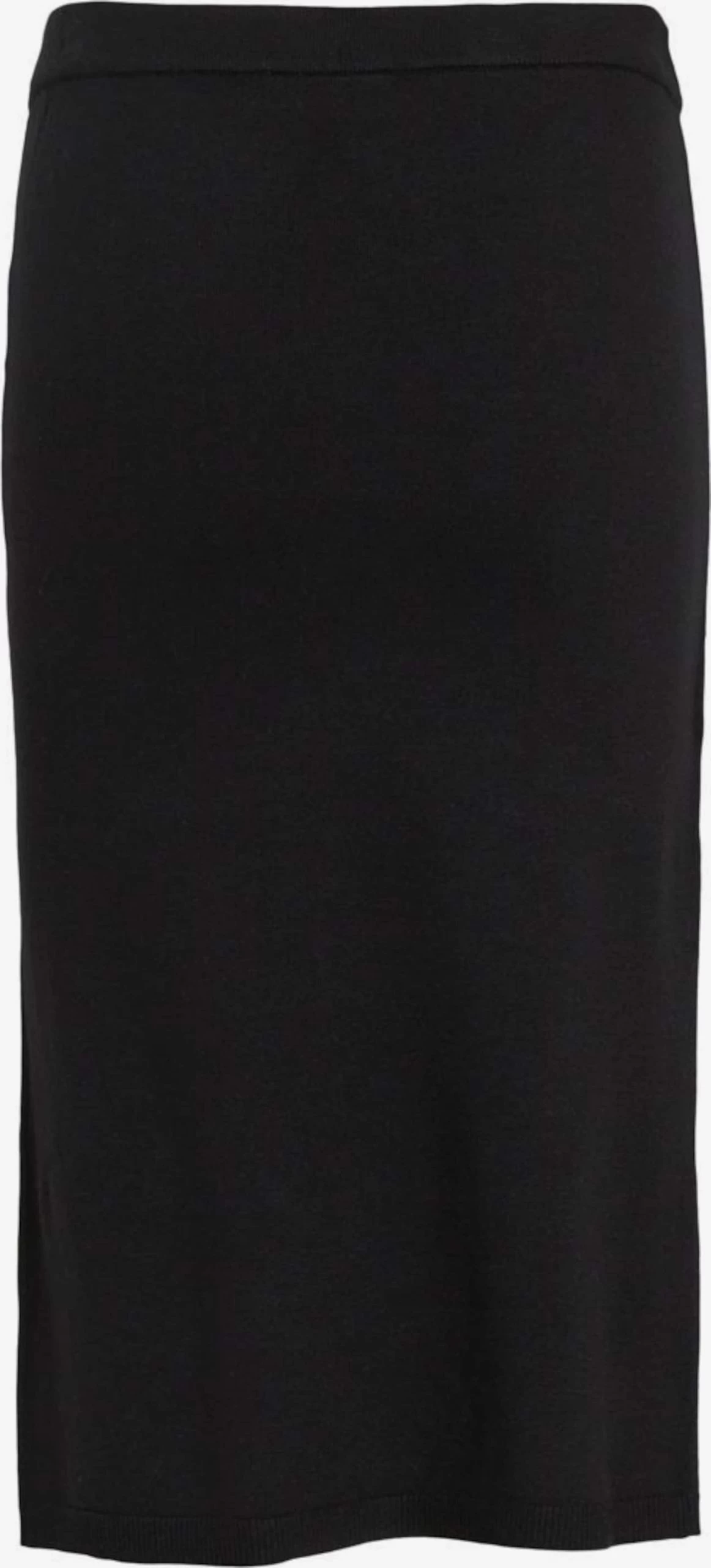 Vila Midi Rokken Rok Comfy Dames Zwart 4 Vila Midi Rokken Rok Comfy Dames Zwart - Afbeelding 2