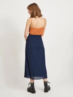 Vila Kanten Tops Top Mero Dames Oranje -Vila 60bc2bd651b4254d1d65ac02be2f7b58