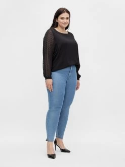 Blouseshirts Blouse Maliana Dames Zwart -Vila 60bf4376eaf7417958ccd94097ad3c88