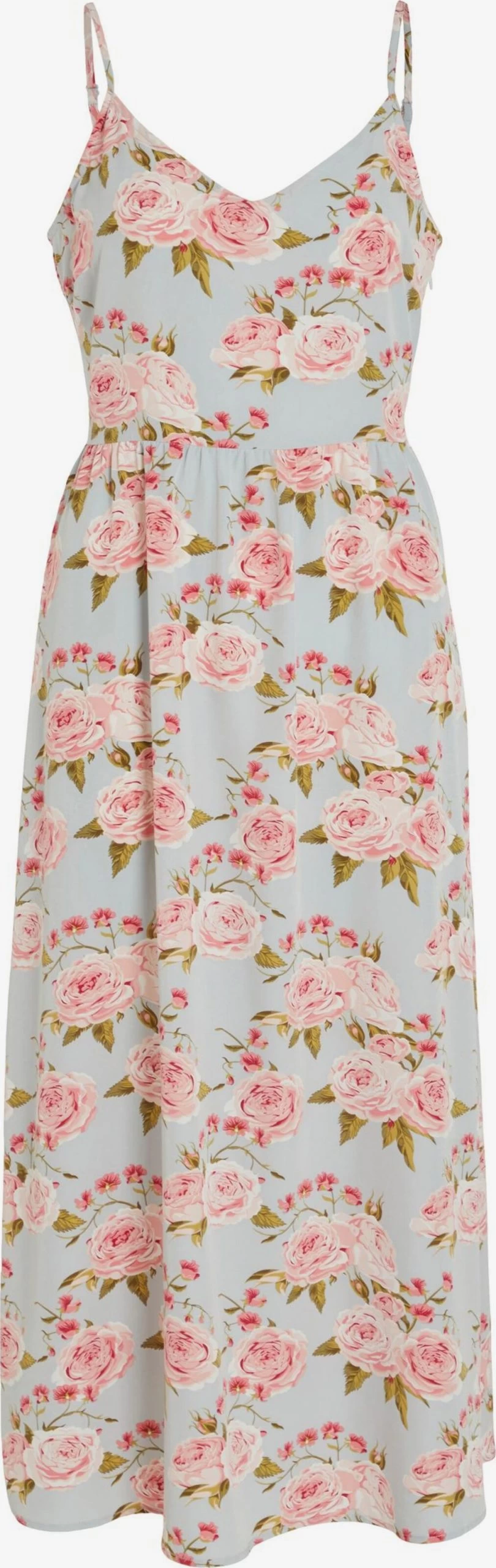 Vila Midi Jurken Jurk Tanja Dames Lichtblauw 3 Vila Midi Jurken Jurk Tanja Dames Lichtblauw