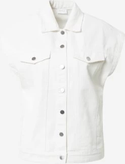 Vila Spijkerblouses Blouse Camelias Dames Wit