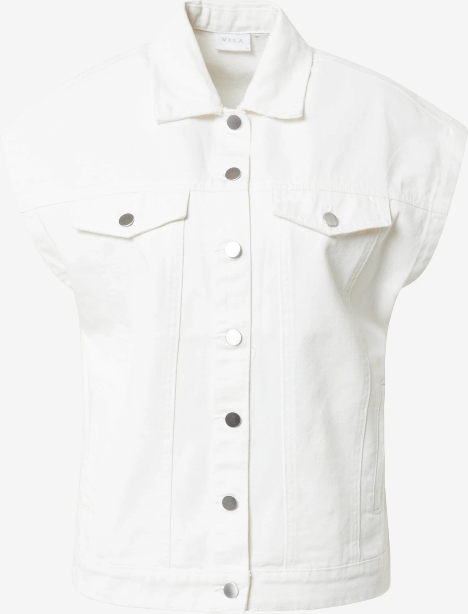 Vila Spijkerblouses Blouse Camelias Dames Wit 3 Vila Spijkerblouses Blouse Camelias Dames Wit