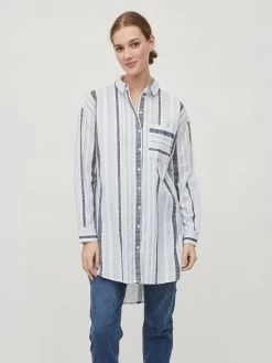 Vila Lange Blouses Blouse Etni Dames Wit -Vila 61940f12be491ccb65d7c387a9ccfcfe