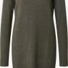 Vila Gebreide Jurken Gebreide Jurk Dames Kaki 1 Vila Gebreide Jurken Gebreide Jurk Dames Kaki -Vila 6295577ab779cec5508a90428295925f