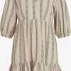 Vila Mini Jurken Jurk Etna Dames Beige -Vila 62c4160651e76054a96b82adb4d6fd38